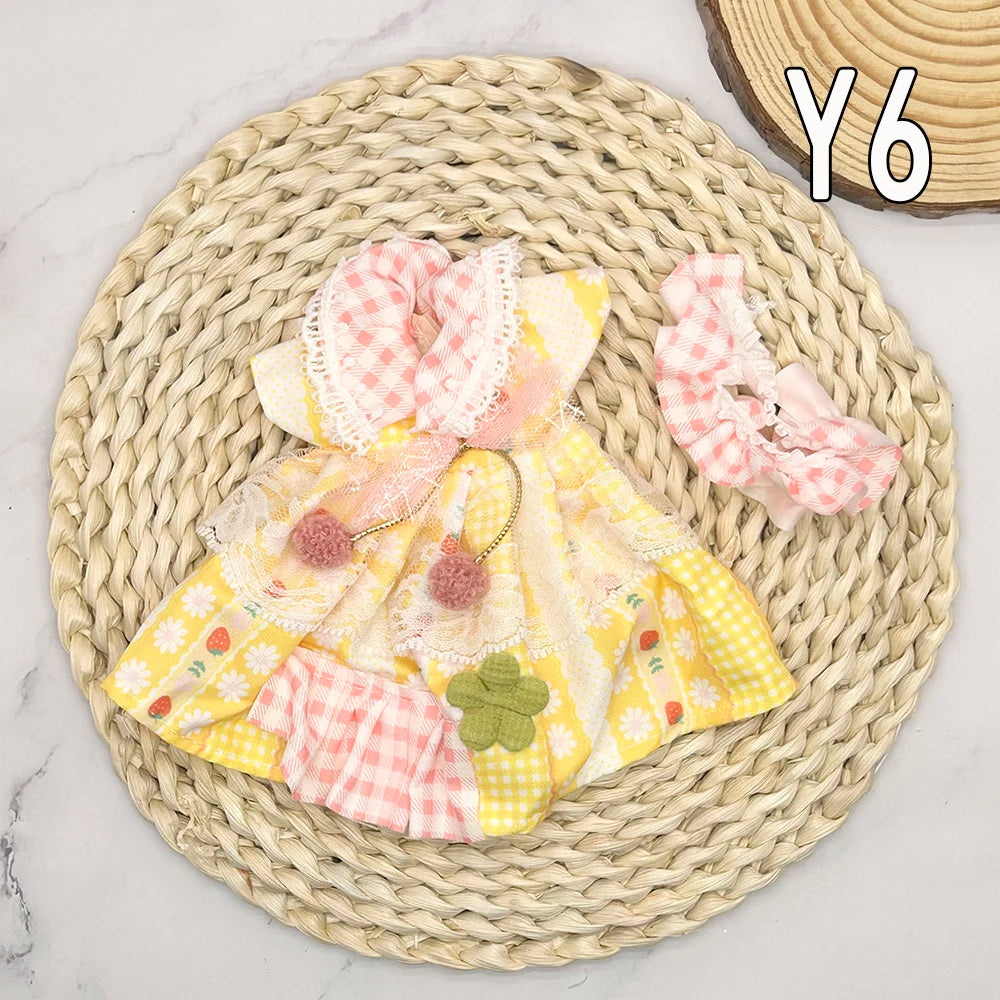 Full Set 1/6 Bjd Dolls Clothes 30cm Anime Kawaii