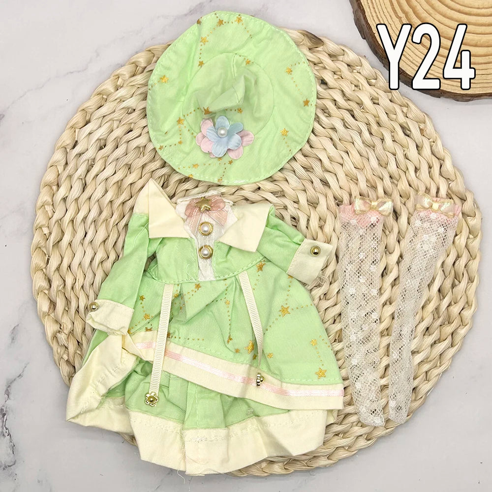Full Set 1/6 Bjd Dolls Clothes 30cm Anime Kawaii