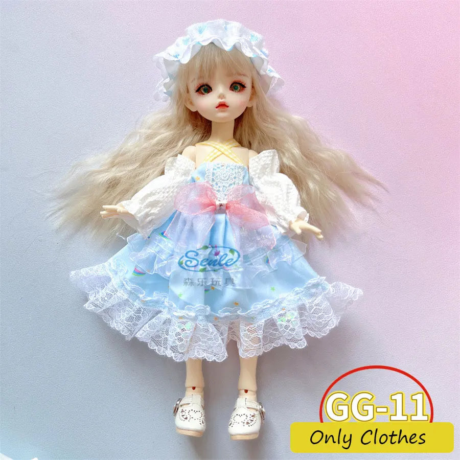 1/6 BJD Doll Clothes Set – Fashion Outfit for 12” (30cm) Dolls