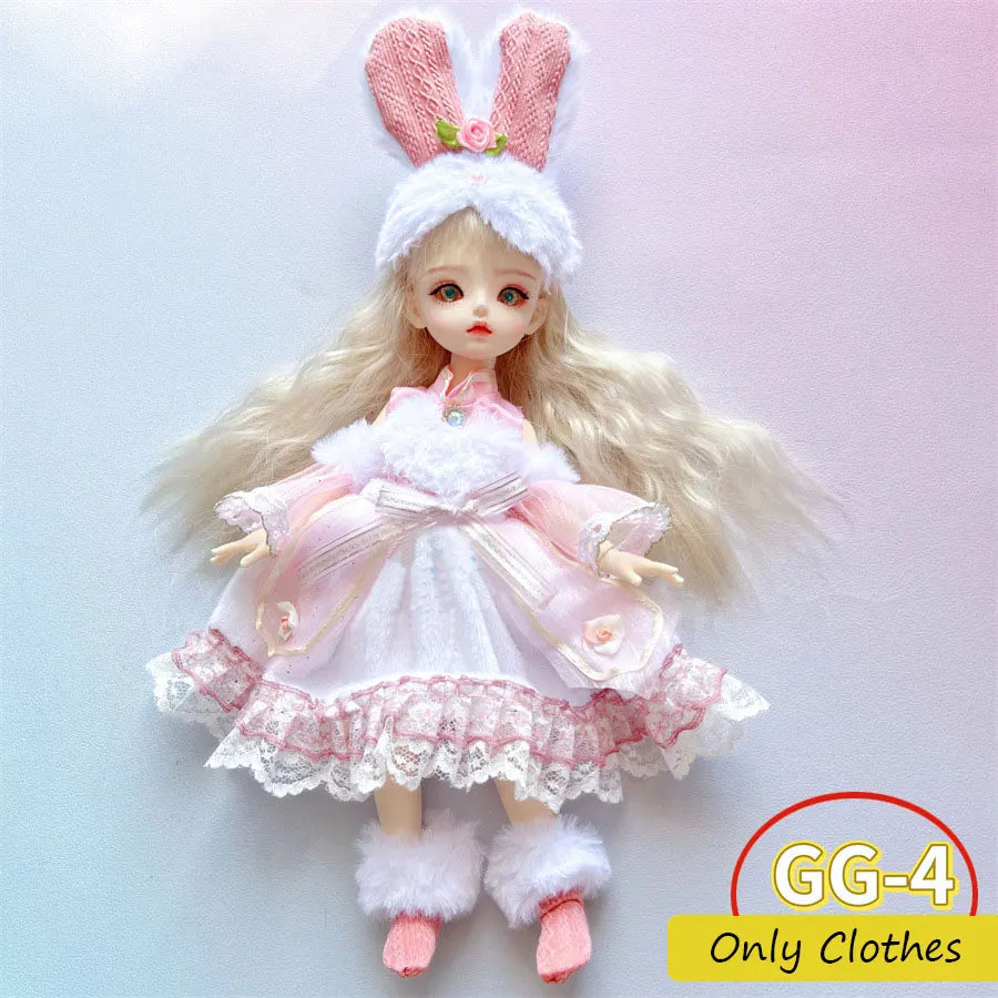 1/6 BJD Doll Clothes Set – Fashion Outfit for 12” (30cm) Dolls