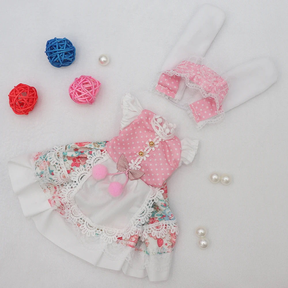 Summer Dress for 1/6 BJD Dolls – Fashion Outfit for 12” (30cm) Dolls