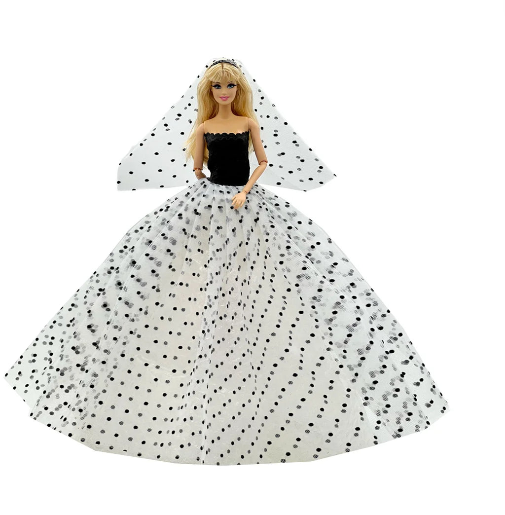Doll Clothes Set with Shoes & Shawl for 30cm / 11’’ Dolls