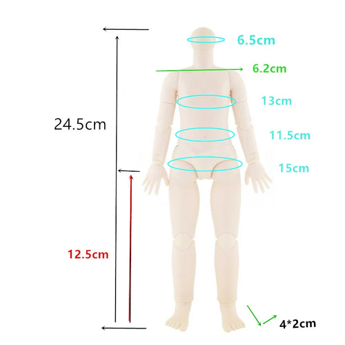 1/6 BJD Doll Clothes Set – Fashion Outfit for 30cm Dolls