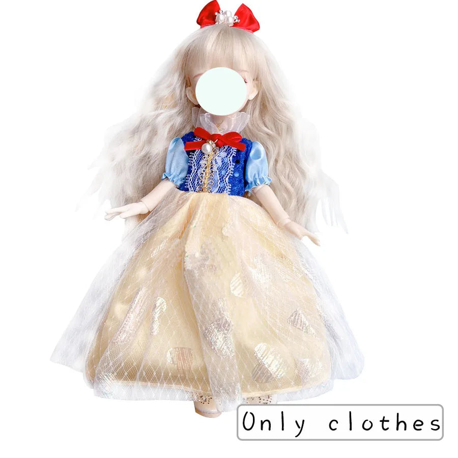 Pretty Dress Princess Clothes for 30cm 1/6 Bjd DIY Doll Dress Up Clothing Dolls Skirt Fashion Casual Suit Socks Toy Accessories