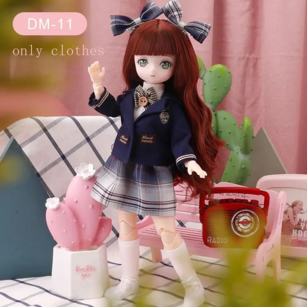Anime Doll Clothes for 30cm BJD Dolls – Fashion Outfit