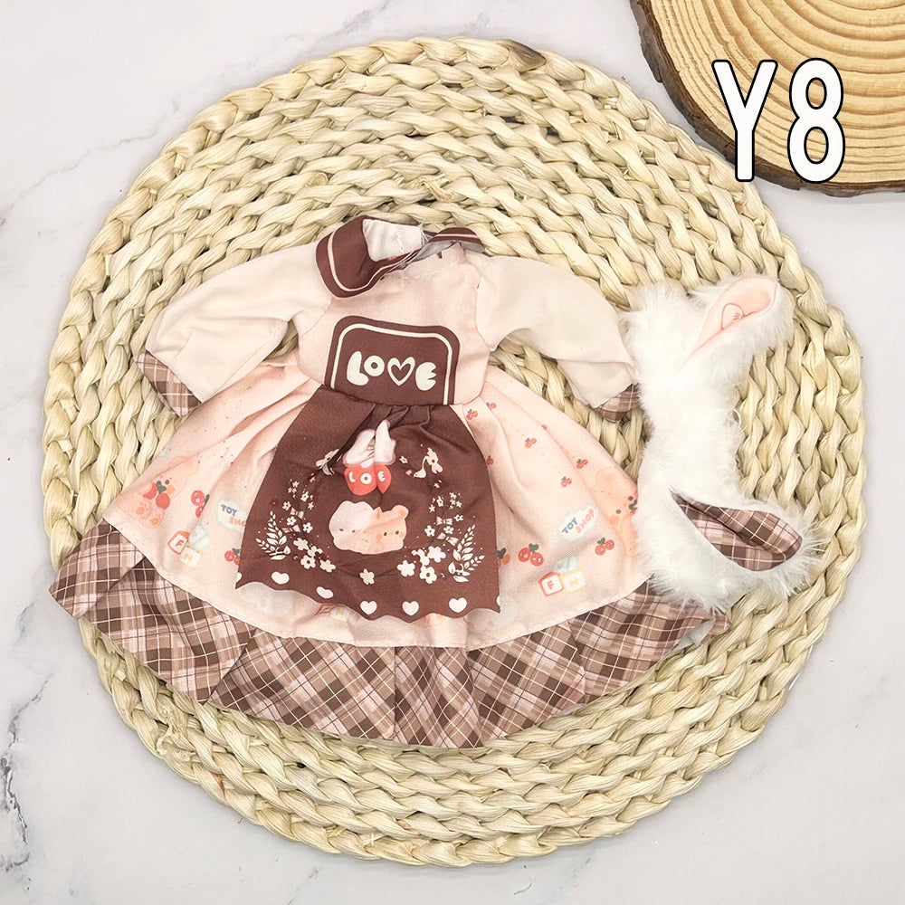 Full Set 1/6 Bjd Dolls Clothes 30cm Anime Kawaii