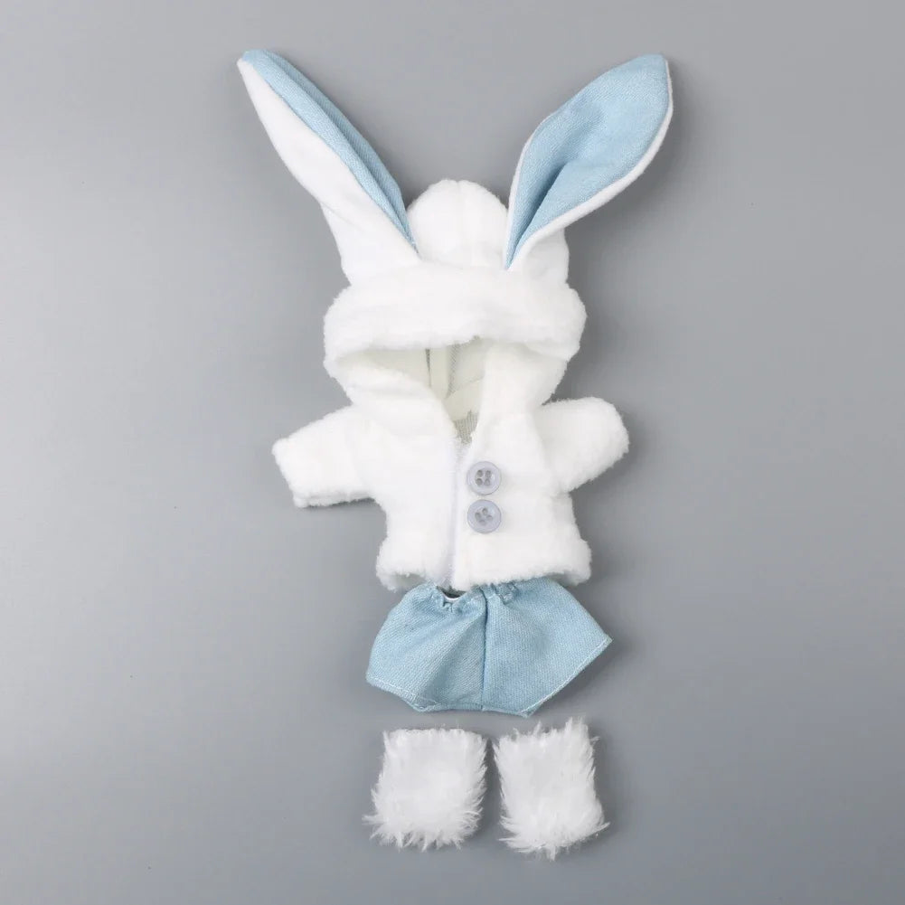 Labubu Doll Clothes Set – Fashion Outfit for 11–17cm Dolls