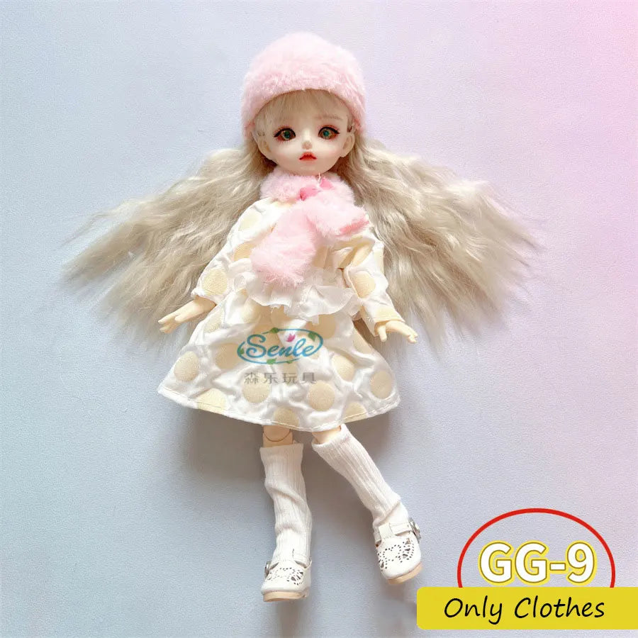 1/6 BJD Doll Clothes Set – Fashion Outfit for 12” (30cm) Dolls