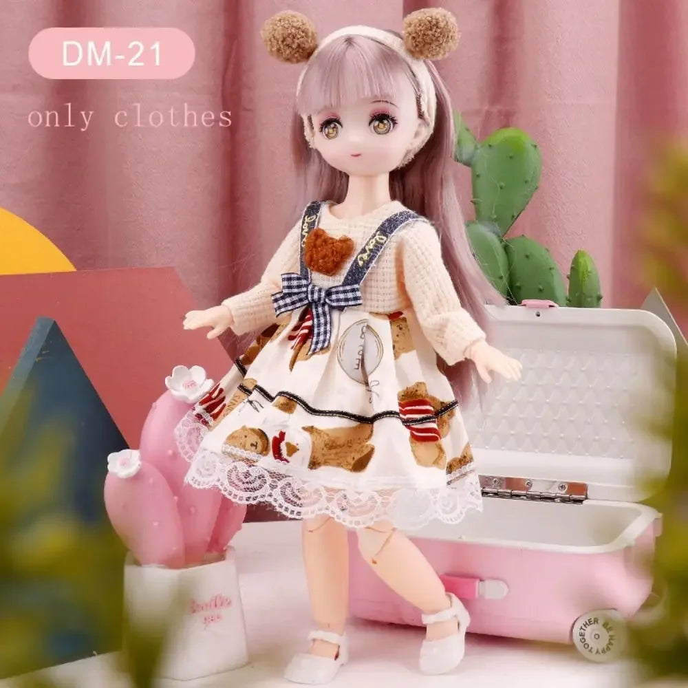 Anime Doll Clothes for 30cm BJD Dolls – Fashion Outfit