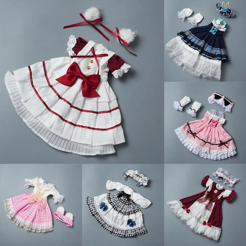 1/6 BJD Doll Dress – Fashion Clothing for Ball Jointed Dolls
