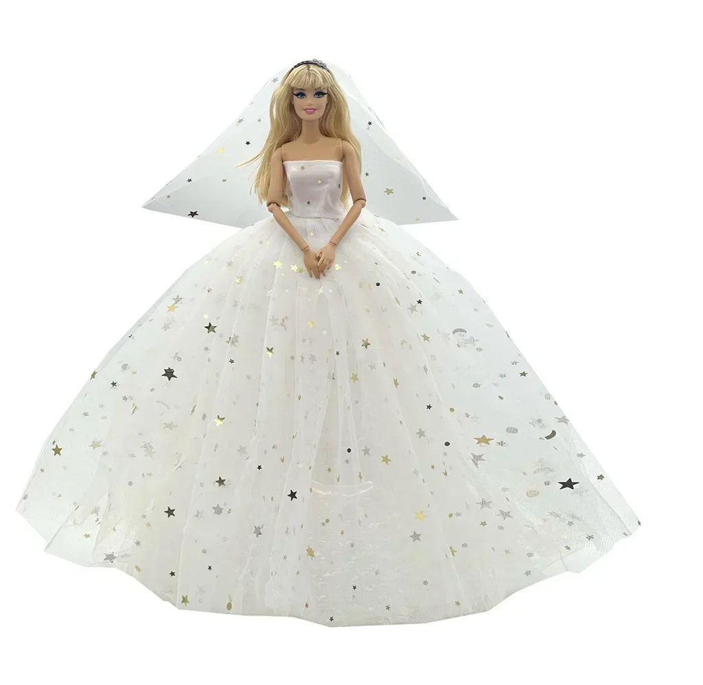 Doll Clothes Set with Shoes & Shawl for 30cm / 11’’ Dolls