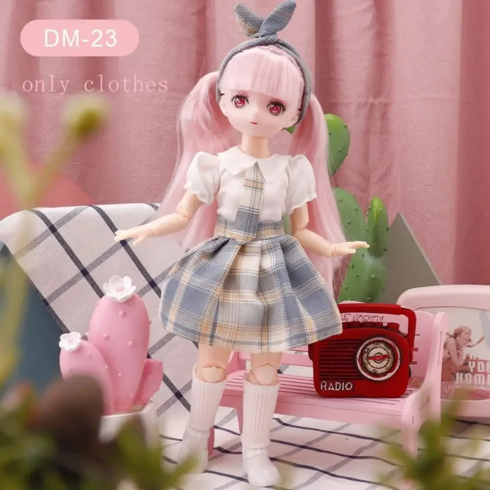 Anime Doll Clothes for 30cm BJD Dolls – Fashion Outfit