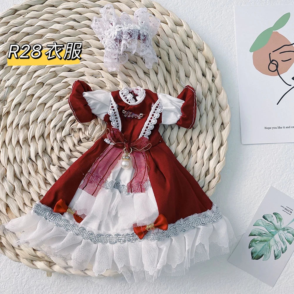 Summer Dress for 1/6 BJD Dolls – Fashion Outfit for 12” (30cm) Dolls