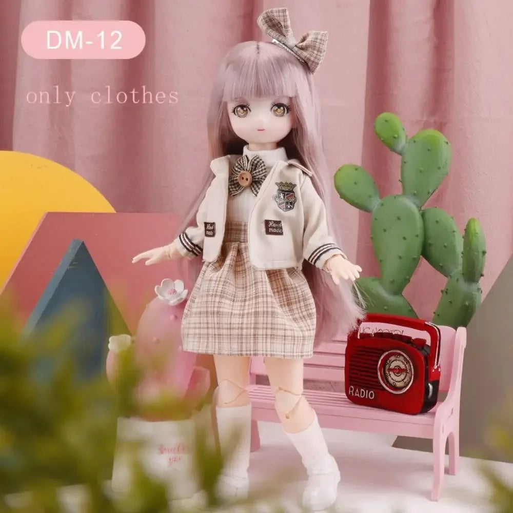 Anime Doll Clothes for 30cm BJD Dolls – Fashion Outfit