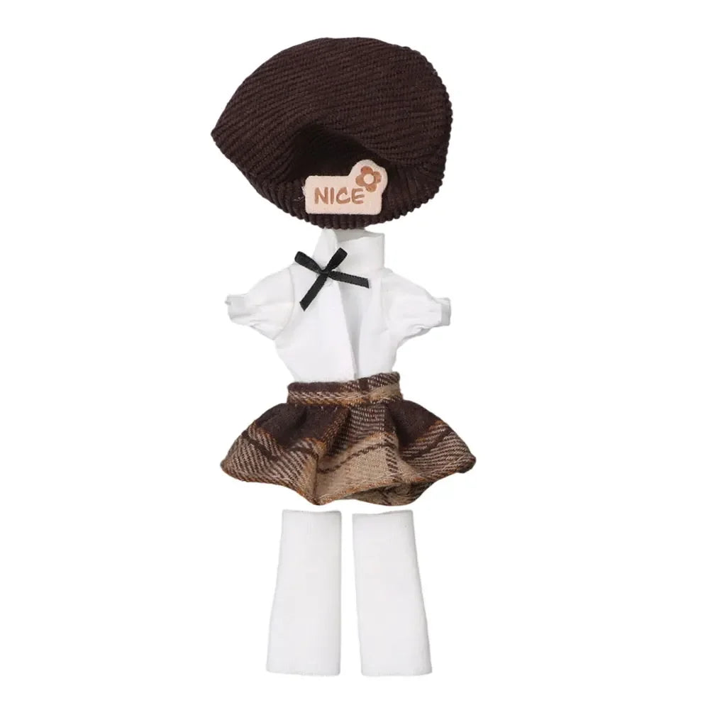 Labubu Doll Clothes Set – Fashion Outfit for 11–17cm Dolls