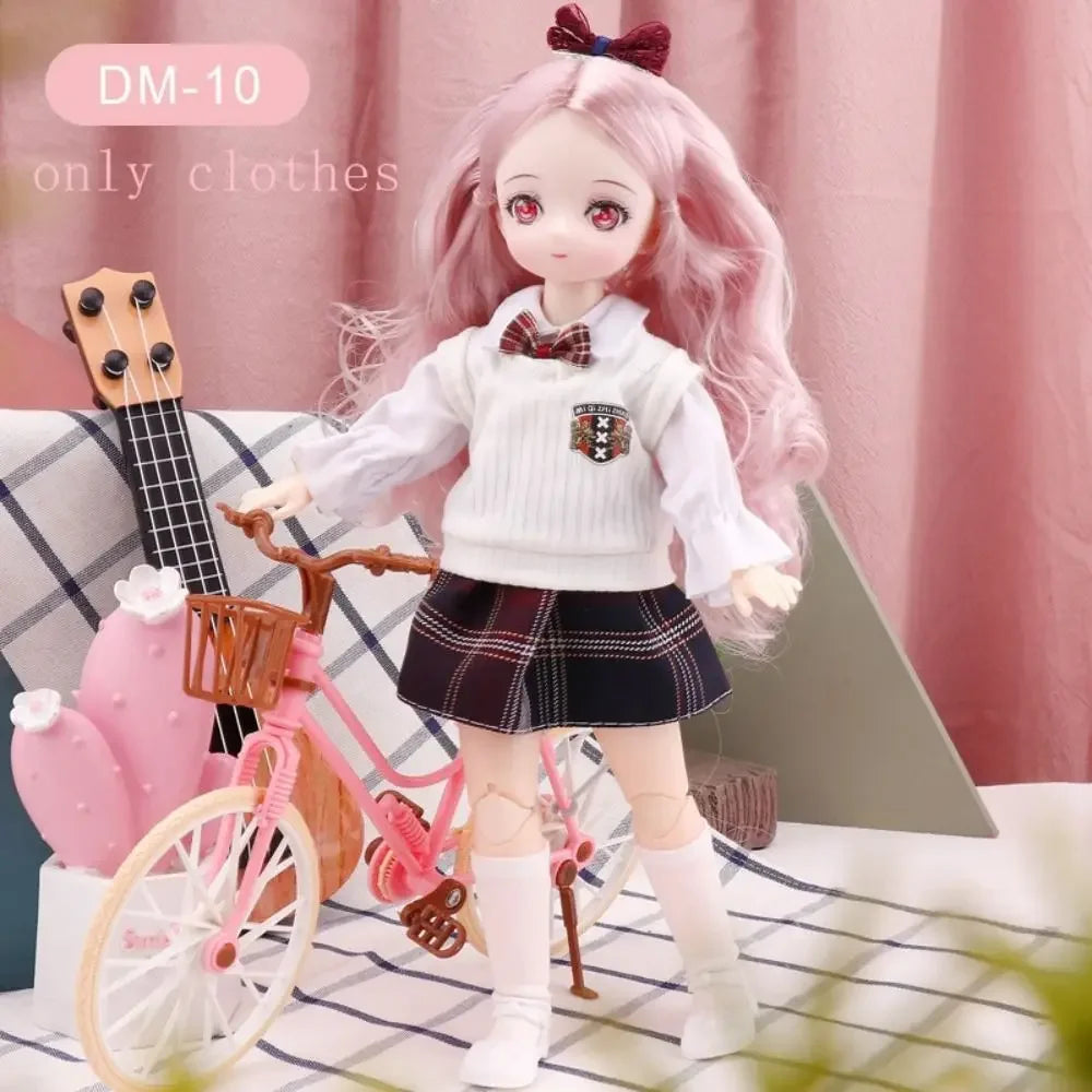 Anime Doll Clothes for 30cm BJD Dolls – Fashion Outfit