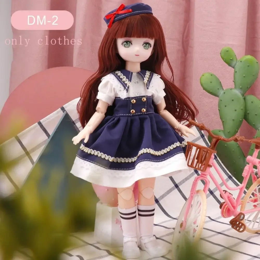 Anime Doll Clothes for 30cm BJD Dolls – Fashion Outfit