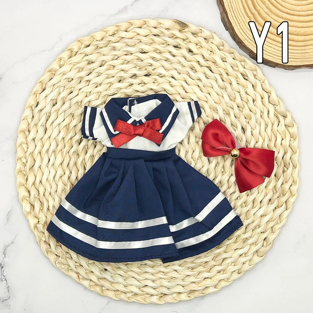 Full Set 1/6 Bjd Dolls Clothes 30cm Anime Kawaii