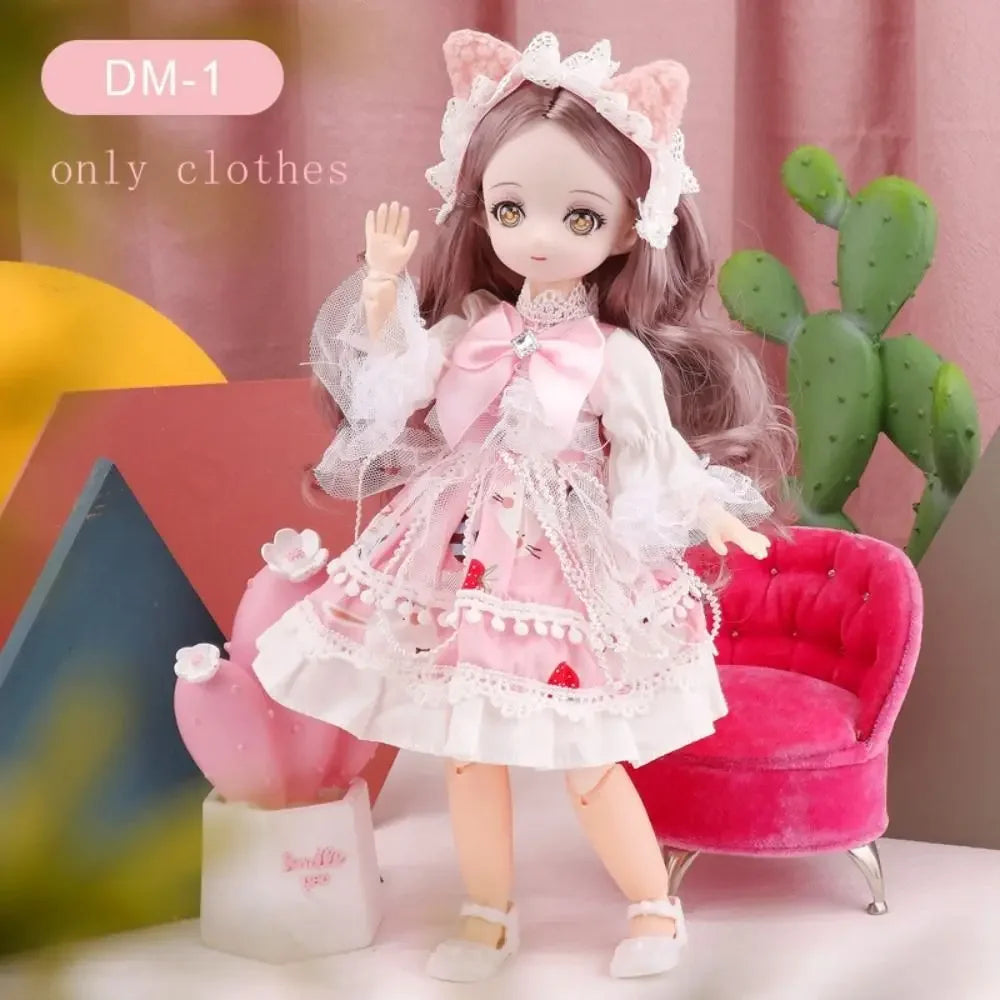 Anime Doll Clothes for 30cm BJD Dolls – Fashion Outfit