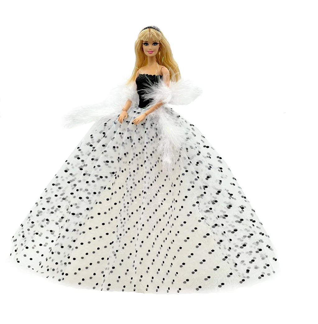 Doll Clothes Set with Shoes & Shawl for 30cm / 11’’ Dolls
