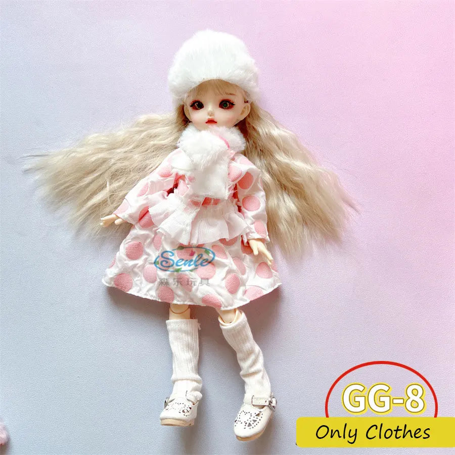 1/6 BJD Doll Clothes Set – Fashion Outfit for 12” (30cm) Dolls
