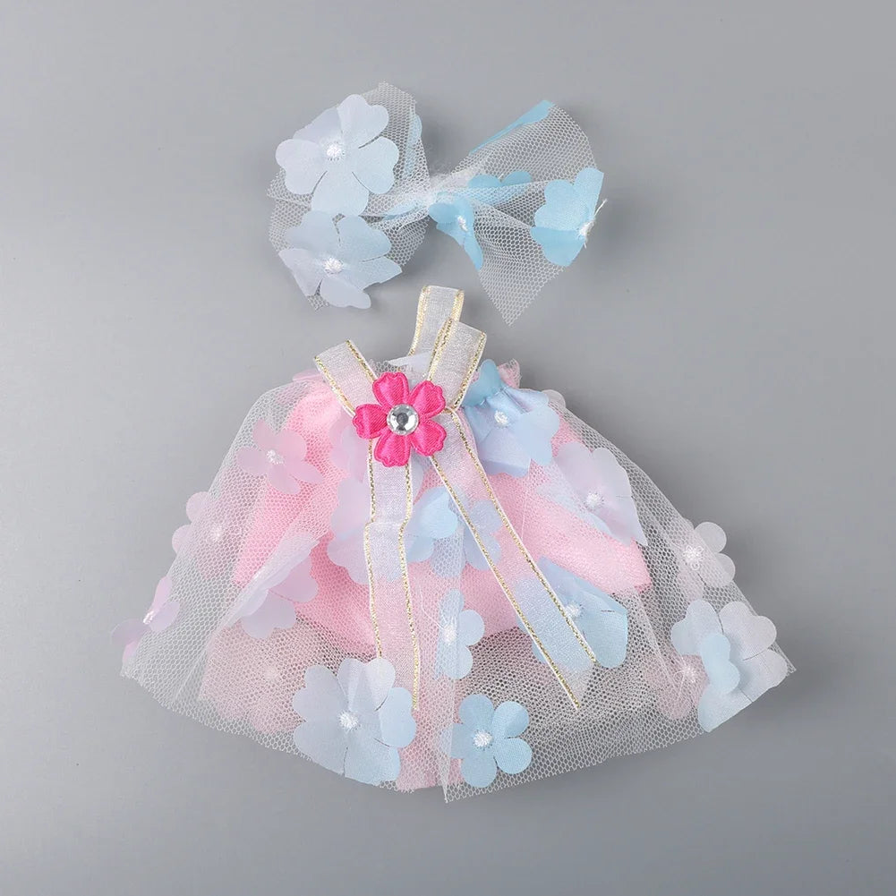 Labubu Doll Clothes Set – Fashion Outfit for 11–17cm Dolls