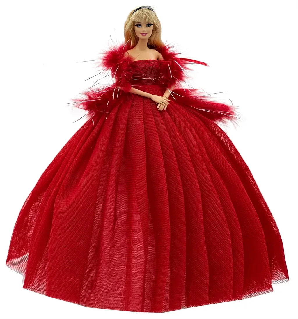 Doll Clothes Set with Shoes & Shawl for 30cm / 11’’ Dolls