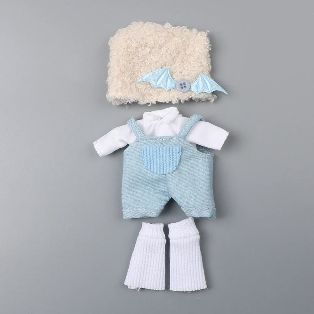 Labubu Doll Clothes Set – Fashion Outfit for 11–17cm Dolls