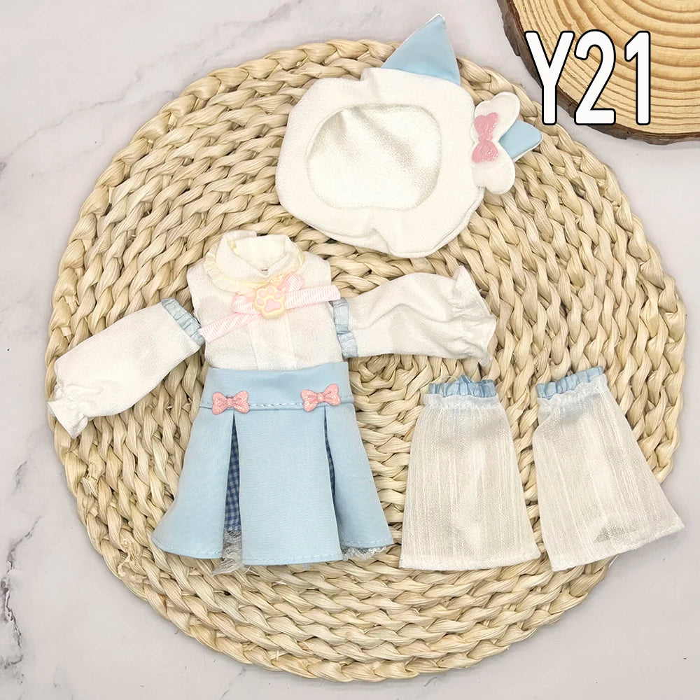 Full Set 1/6 Bjd Dolls Clothes 30cm Anime Kawaii