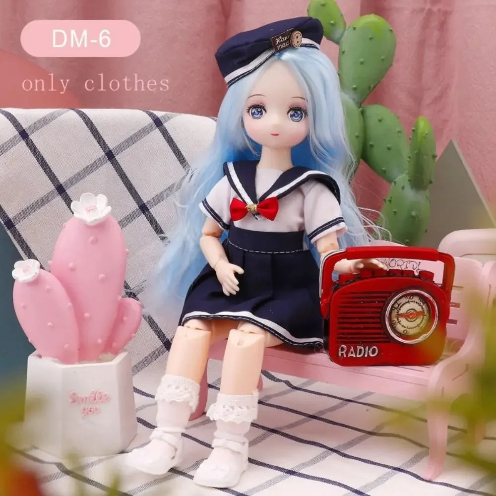 Anime Doll Clothes for 30cm BJD Dolls – Fashion Outfit