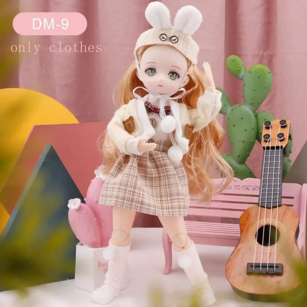 Anime Doll Clothes for 30cm BJD Dolls – Fashion Outfit