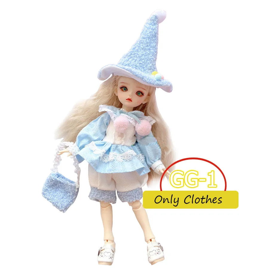 1/6 BJD Doll Clothes Set – Fashion Outfit for 12” (30cm) Dolls