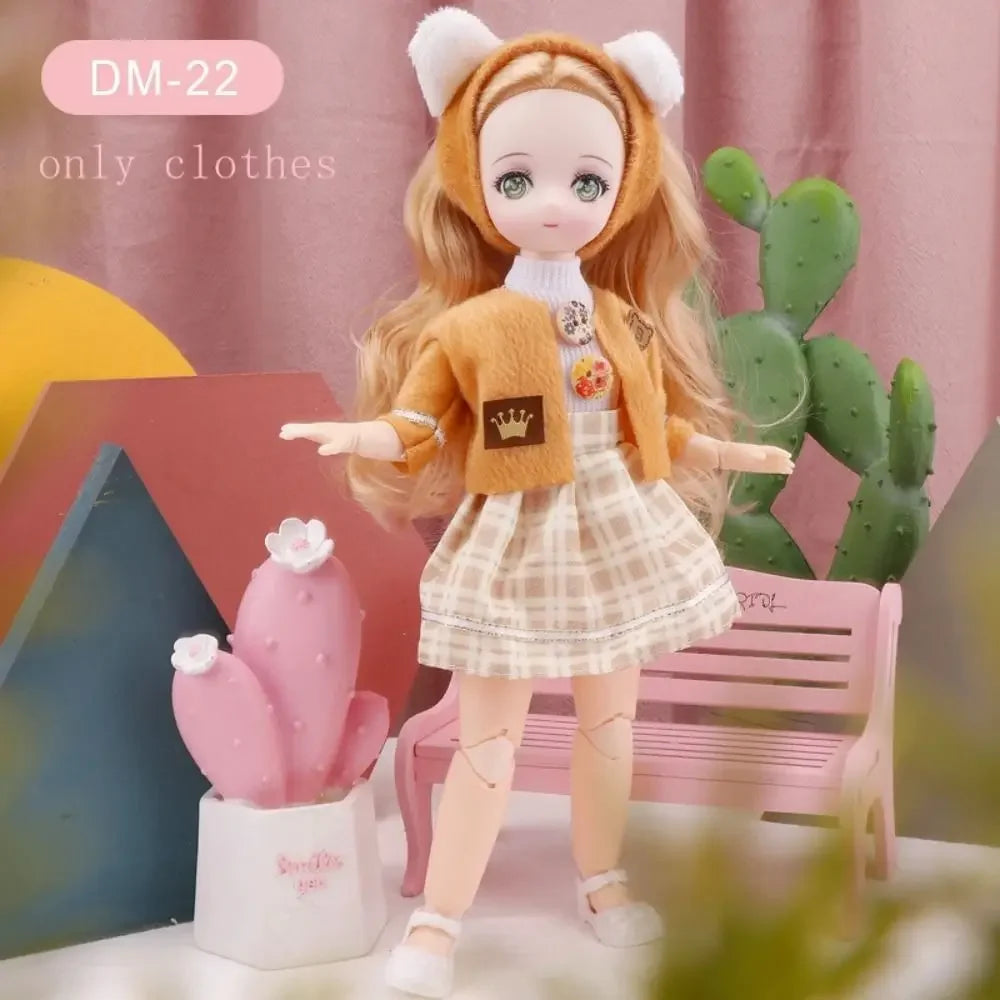 Anime Doll Clothes for 30cm BJD Dolls – Fashion Outfit