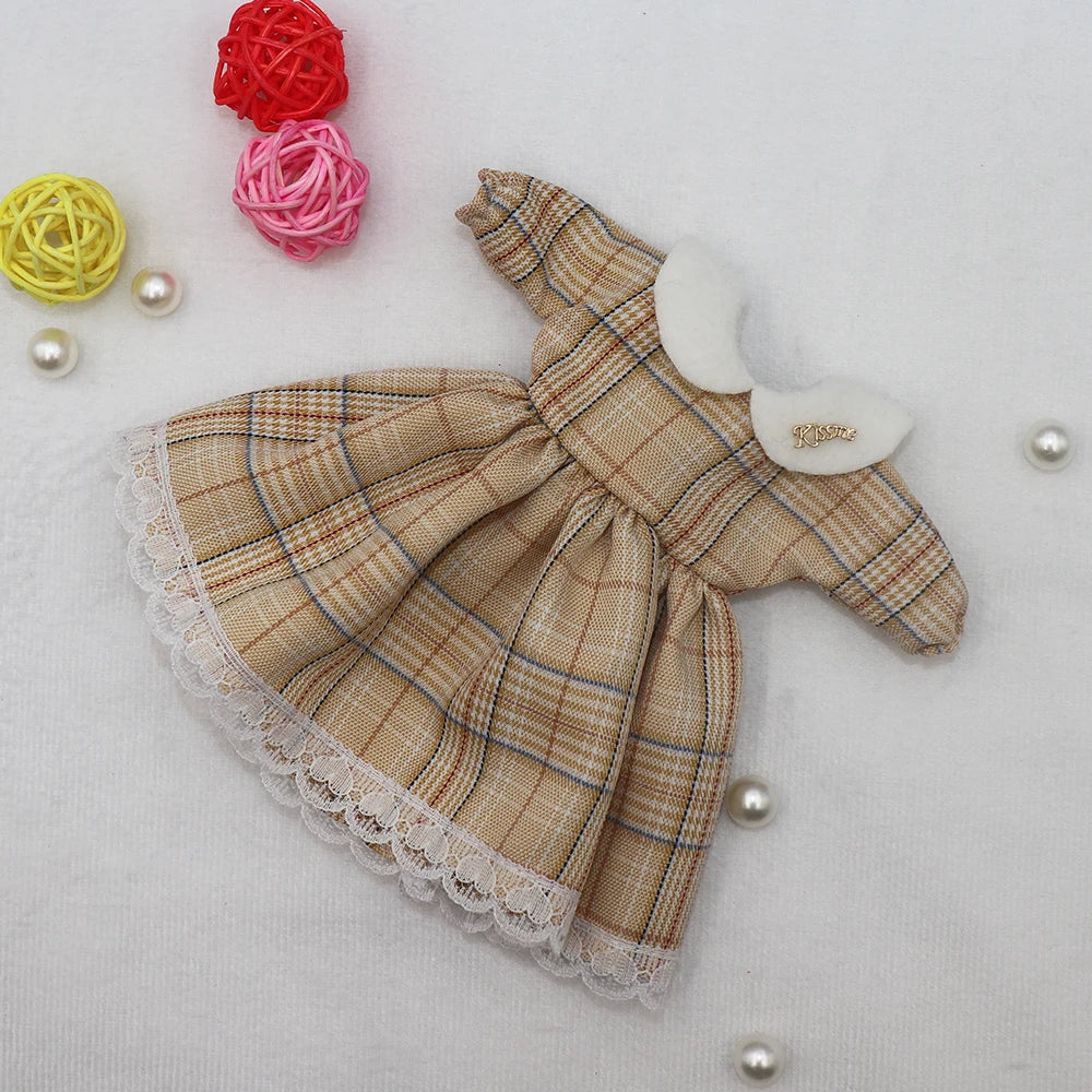 Summer Dress for 1/6 BJD Dolls – Fashion Outfit for 12” (30cm) Dolls