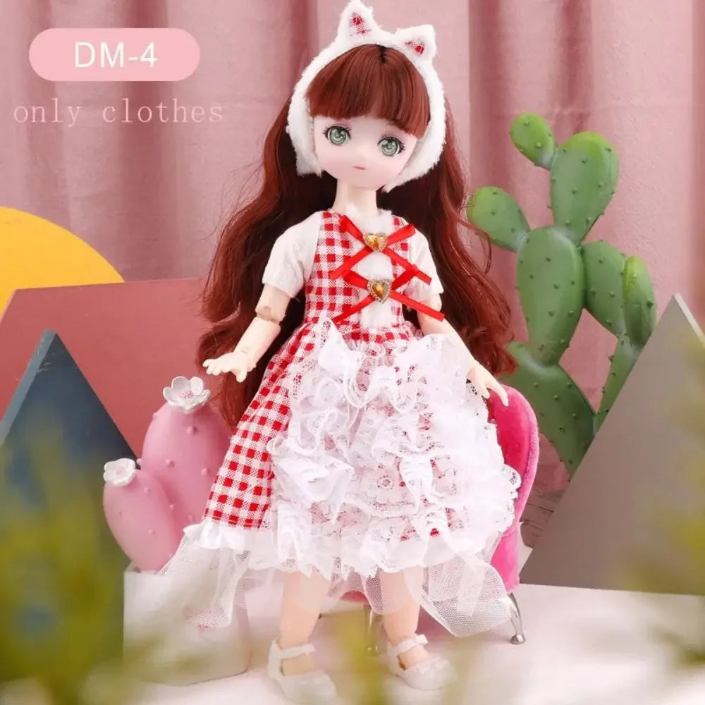 Anime Doll Clothes for 30cm BJD Dolls – Fashion Outfit