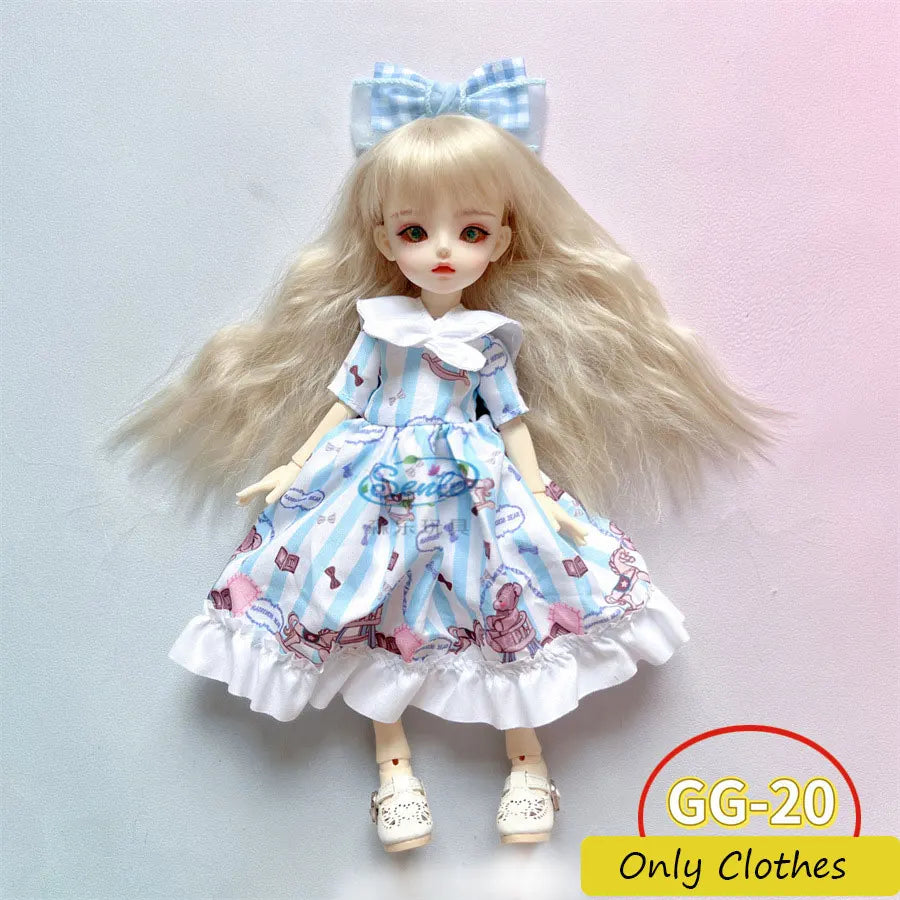 1/6 BJD Doll Clothes Set – Fashion Outfit for 12” (30cm) Dolls