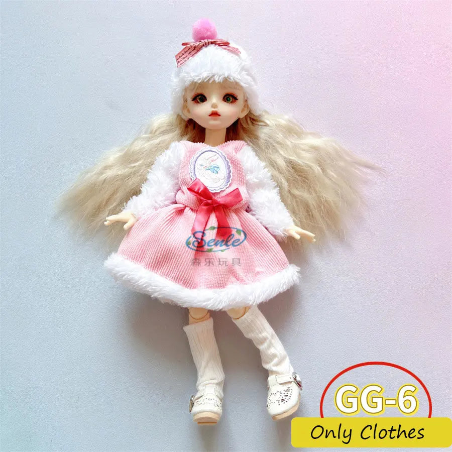 1/6 BJD Doll Clothes Set – Fashion Outfit for 12” (30cm) Dolls