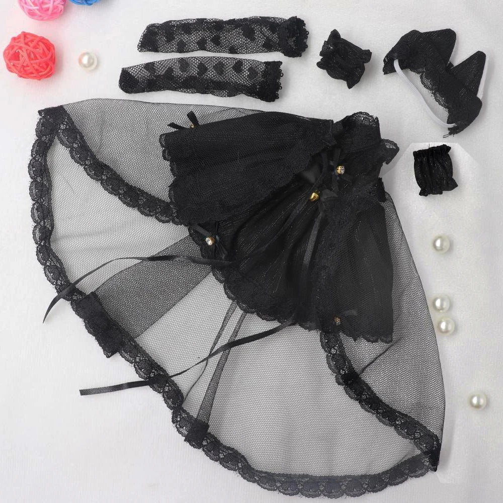 Summer Dress for 1/6 BJD Dolls – Fashion Outfit for 12” (30cm) Dolls