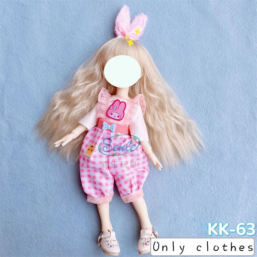 Pretty Dress Princess Clothes for 30cm 1/6 Bjd DIY Doll Dress Up Clothing Dolls Skirt Fashion Casual Suit Socks Toy Accessories
