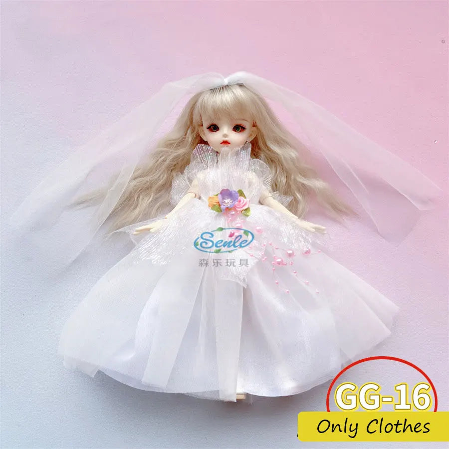 1/6 BJD Doll Clothes Set – Fashion Outfit for 12” (30cm) Dolls