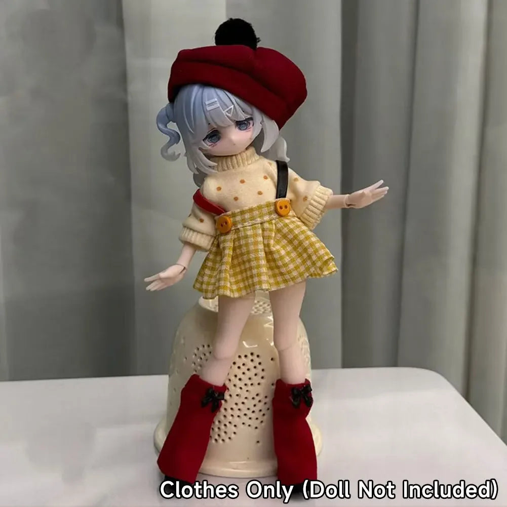 Labubu Doll Clothes Set – Fashion Outfit for 11–17cm Dolls