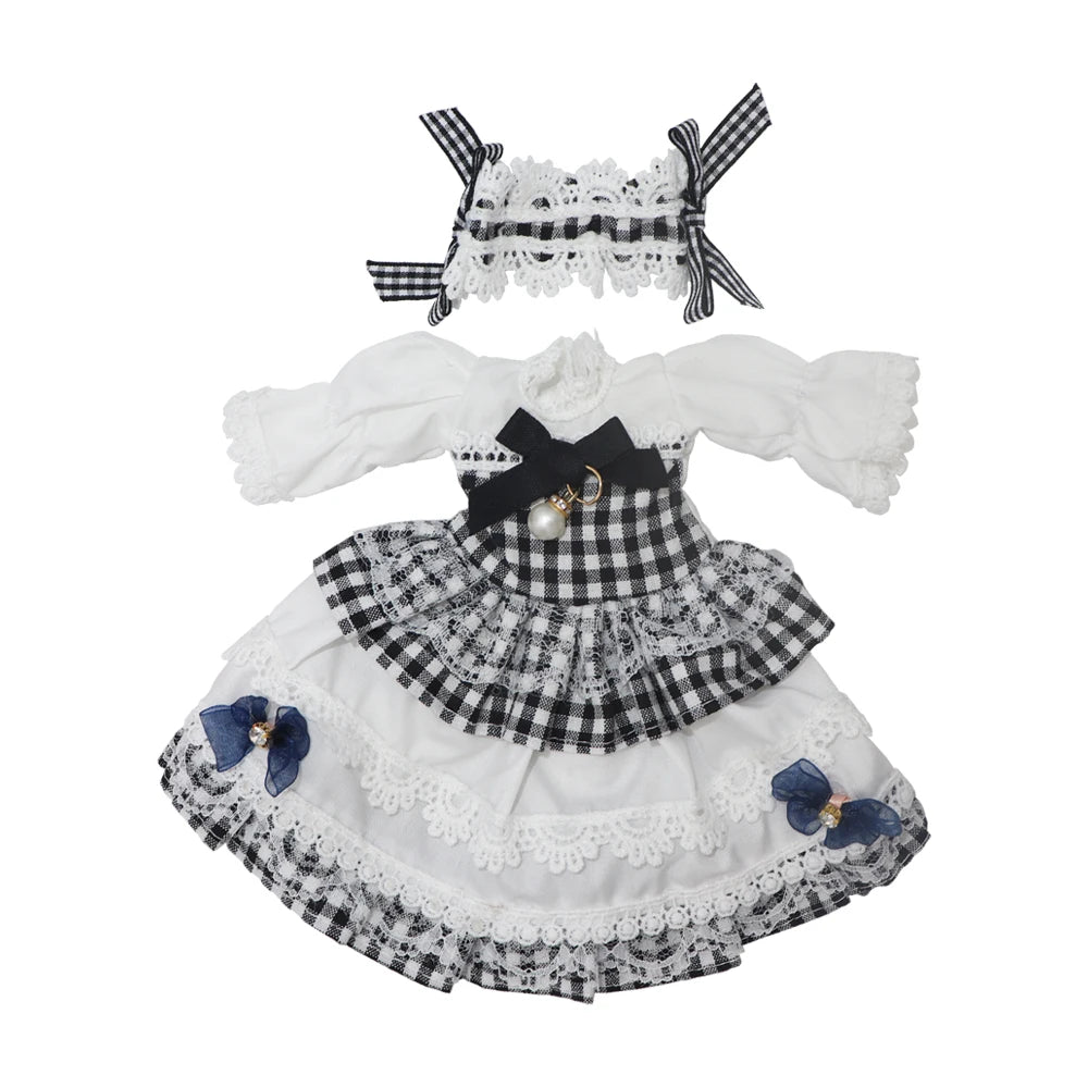 Summer Dress for 1/6 BJD Dolls – Fashion Outfit for 12” (30cm) Dolls