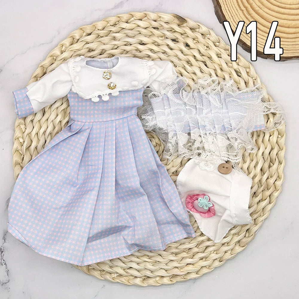 Full Set 1/6 Bjd Dolls Clothes 30cm Anime Kawaii