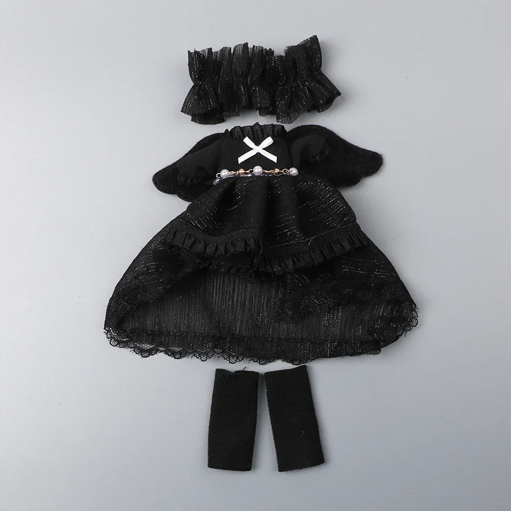 Labubu Doll Clothes Set – Fashion Outfit for 11–17cm Dolls